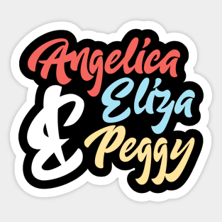 the schuyler sisters v2 Sticker